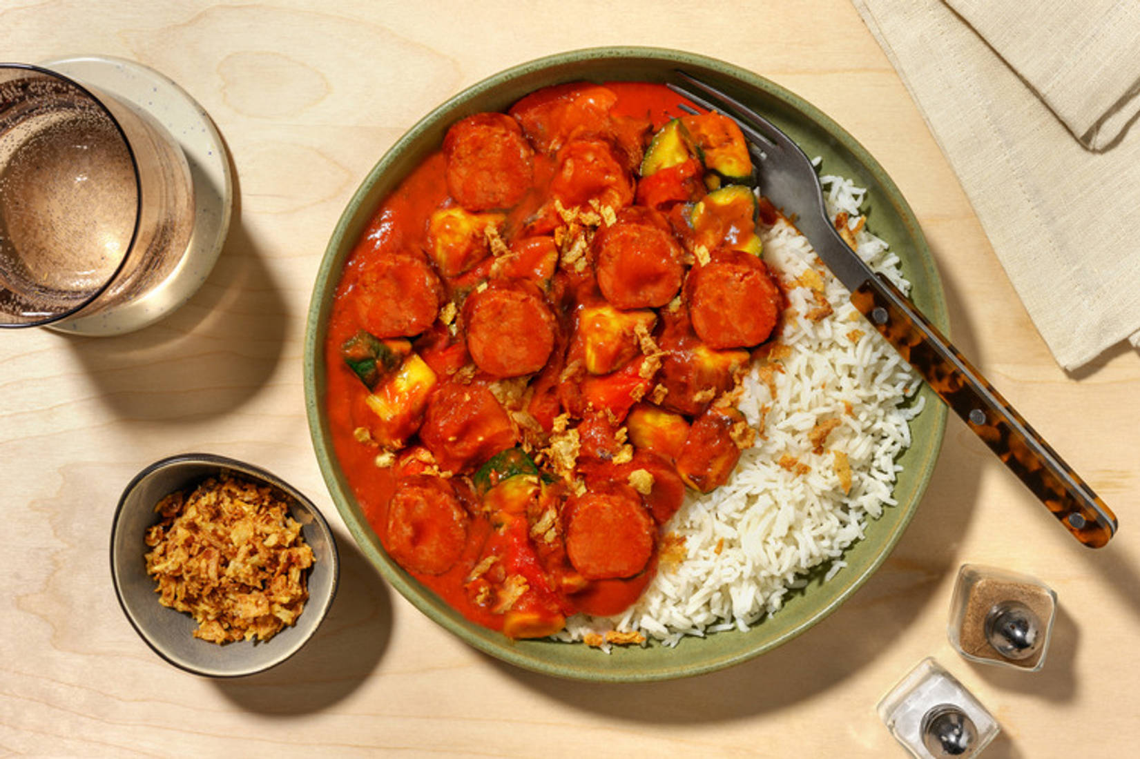 Spicy Vietnamese-Cajun Gumbo Inspired Sausage Stew
