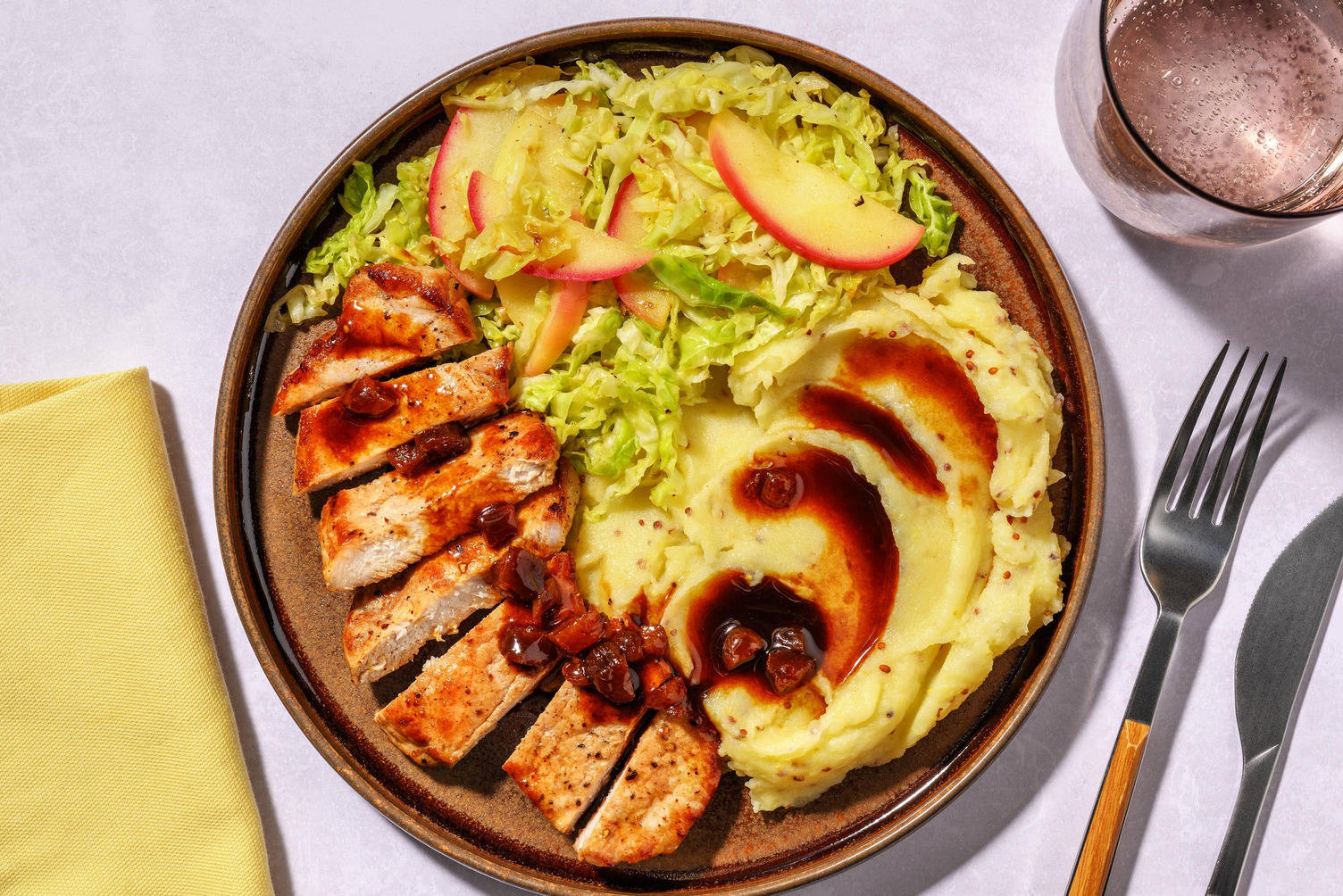 Fruchtiger Schweinebraten Inspired Pork Steak