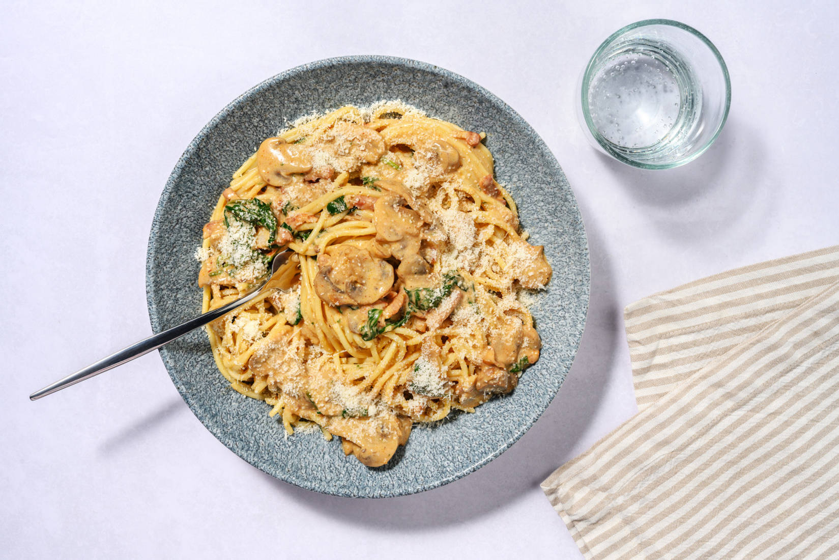 Easy Peasy Smoky Double Bacon Spaghetti