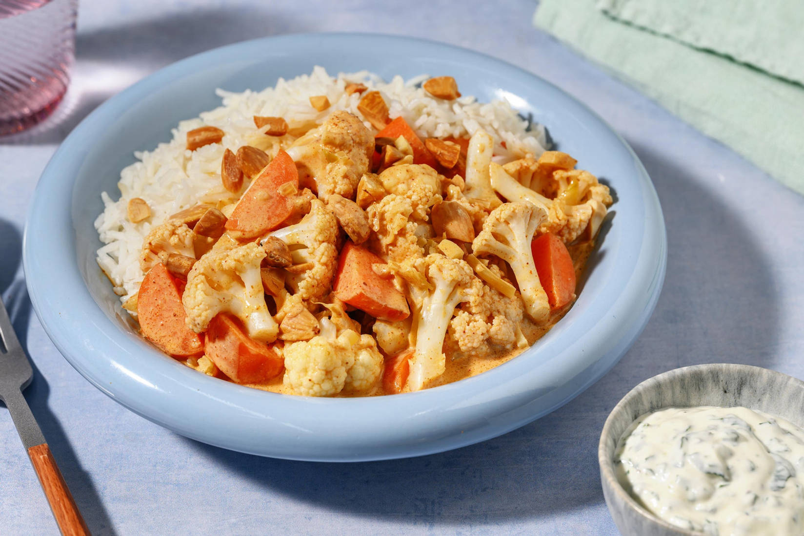 Kokos-Tikka-Masala mit Blumenkohl 