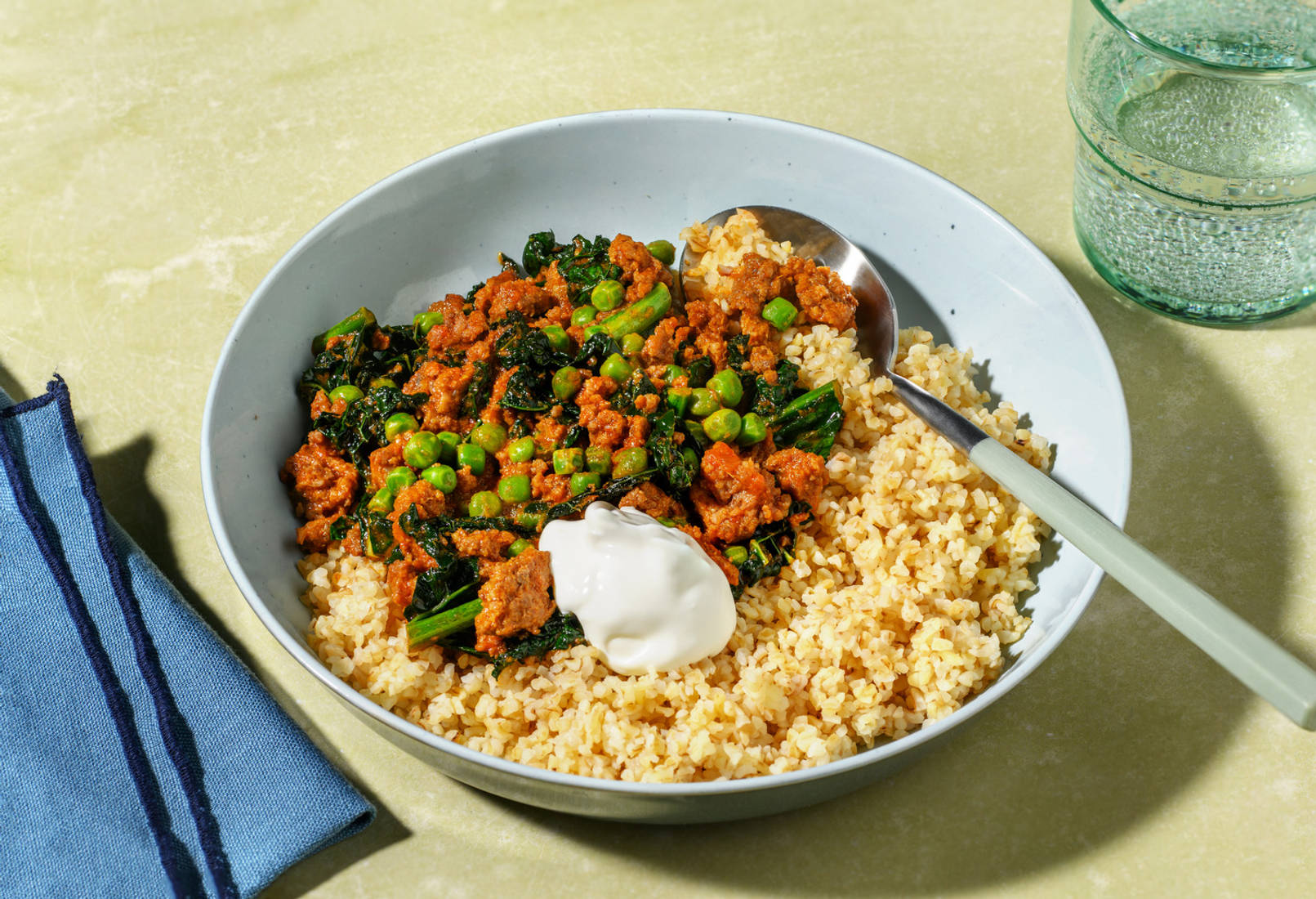 Super Quick Beef and Pea Rogan Josh