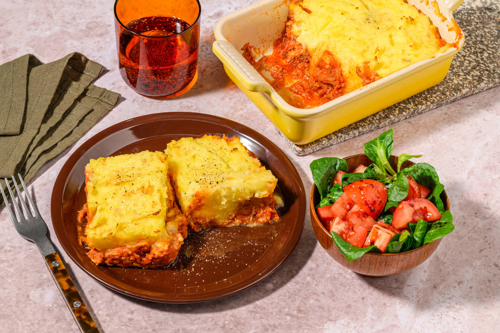 Pulled pork and Cranberry Pie