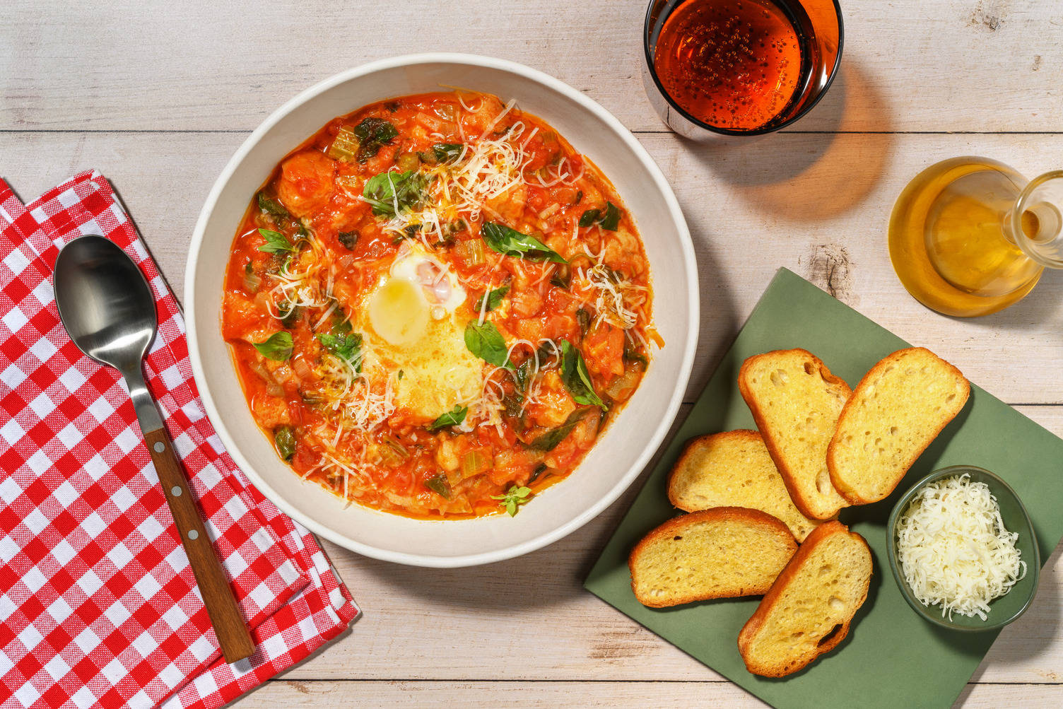 Acquacotta maremmana - zuppa di pomodoro e crostini