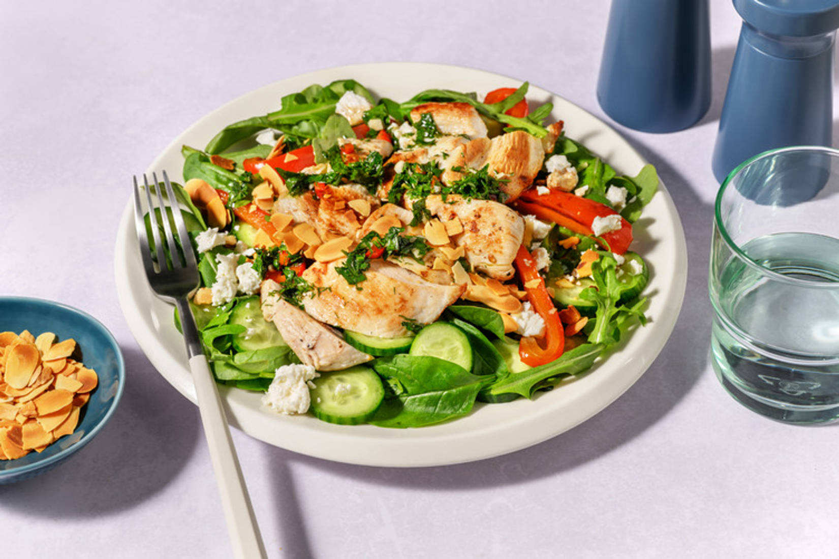 Seared Chicken & Chimichurri Topping