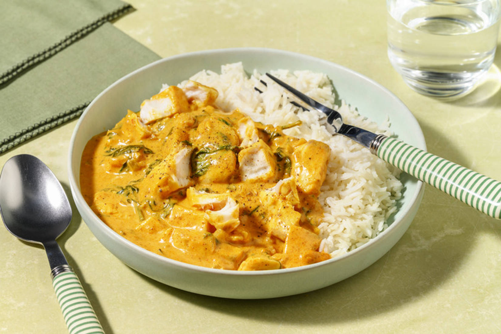 Masala Spiced Basa Curry with Prawns