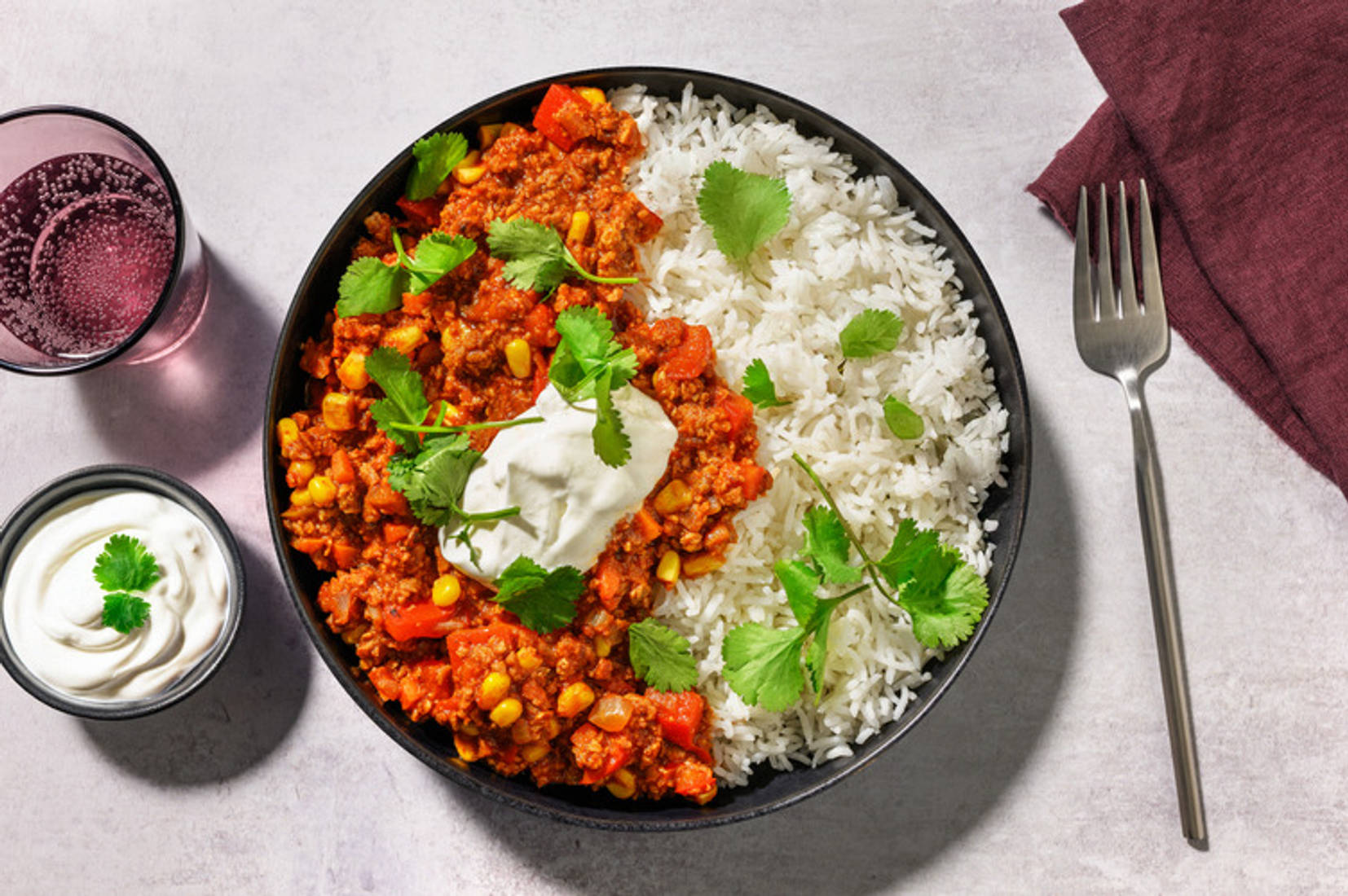 Double Mexican Plant-Based Mince & Rapid Rice