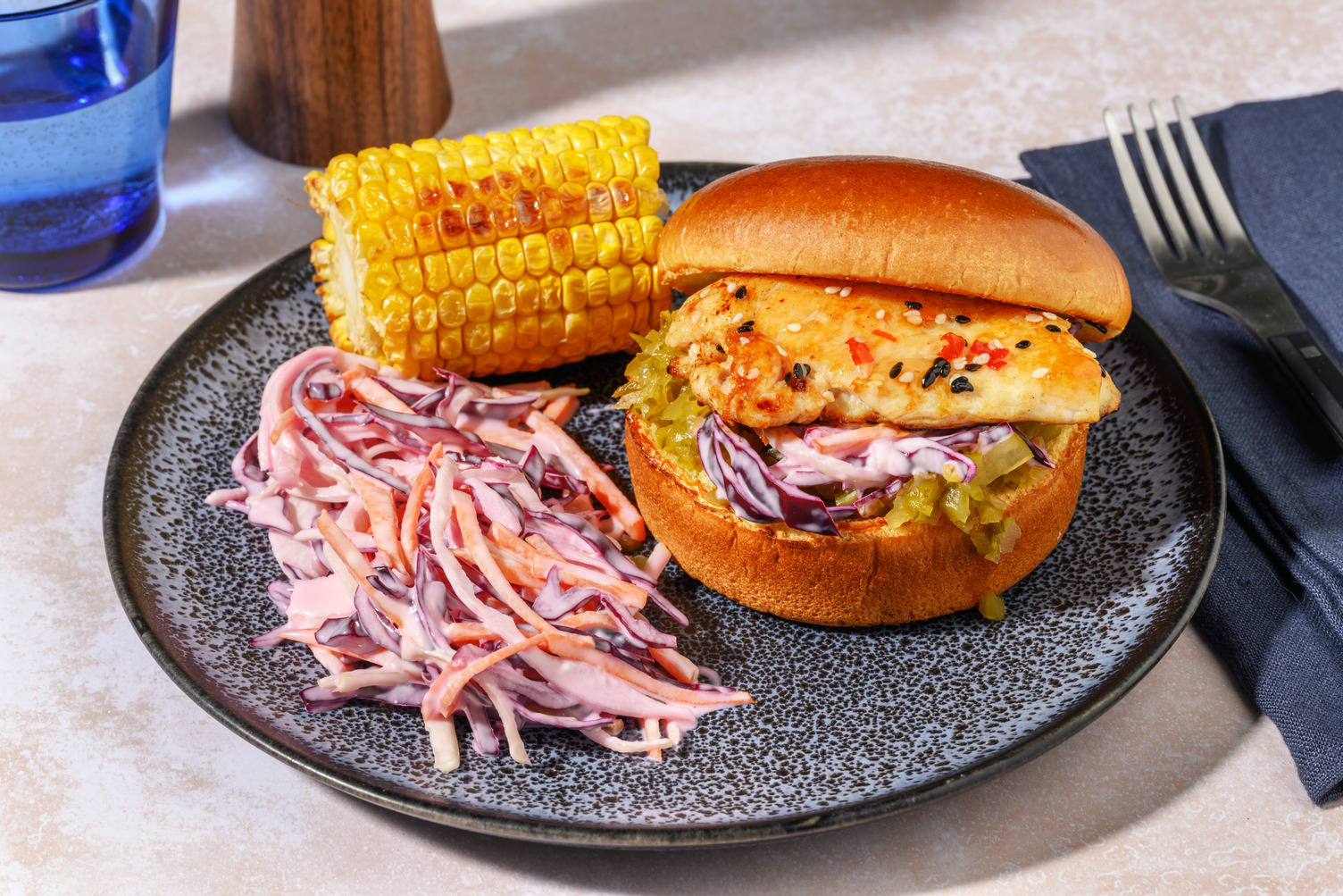 Express Sesame-Sweet Chilli Chicken Burger 
