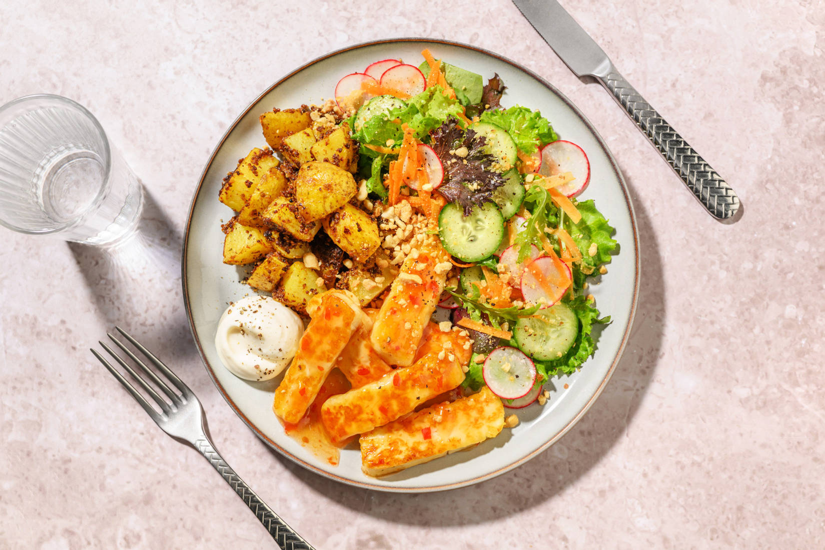 Sweet Chilli Paneer & Bombay Potatoes