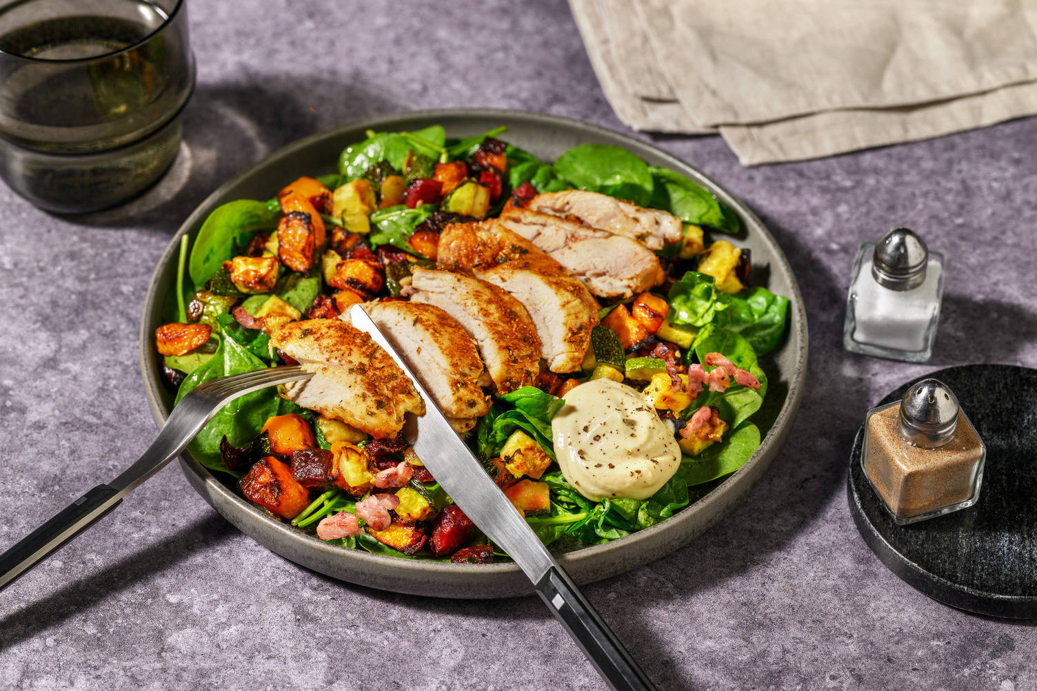 Easy Aussie Chicken & Bacon Veggie Medley