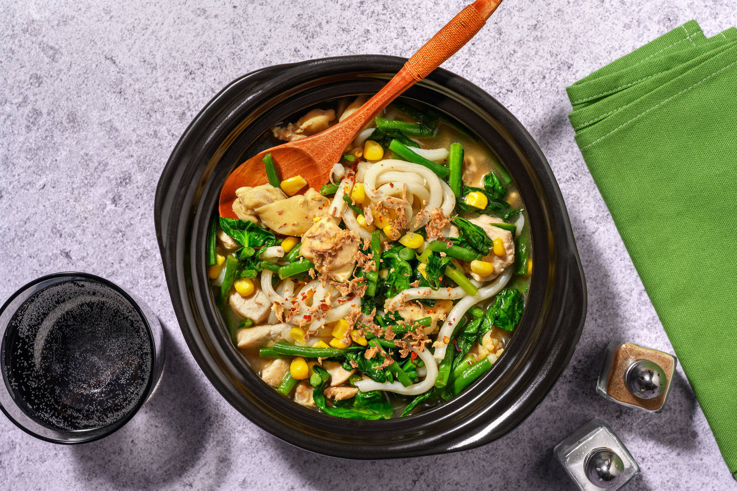 One-Pot Umami Chicken Noodle Soup
