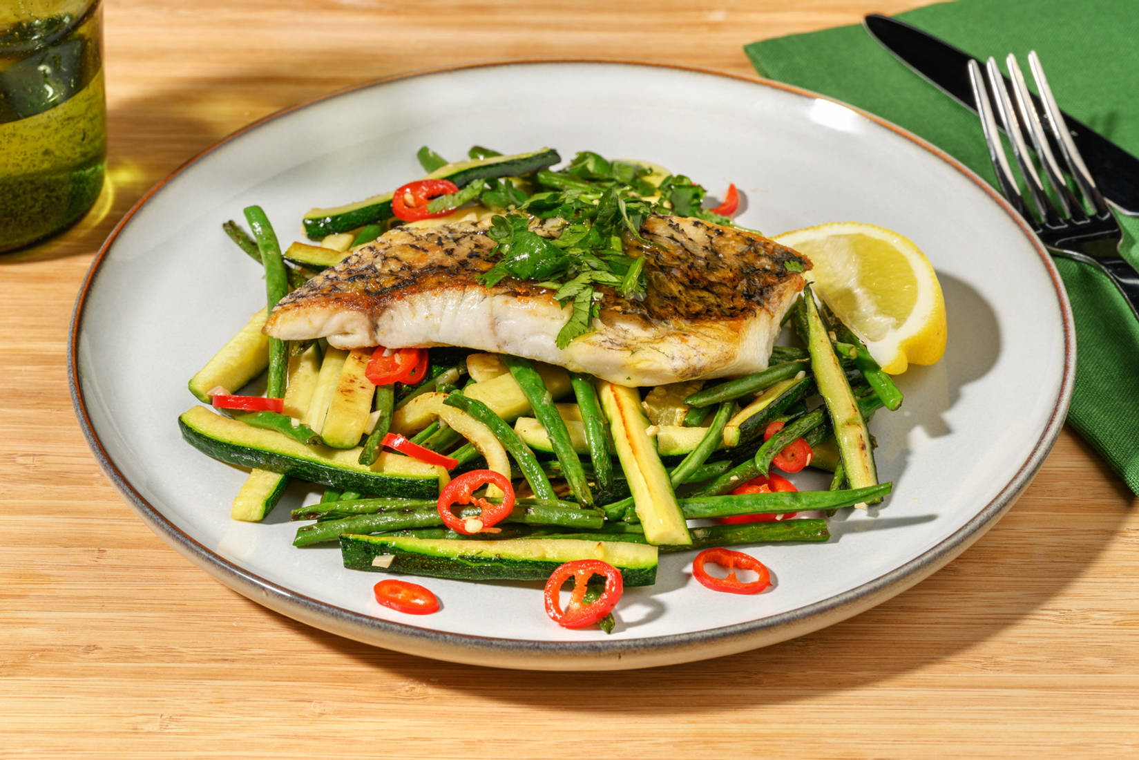 Plant-Based Crumbed Chick'n & Salsa Verde