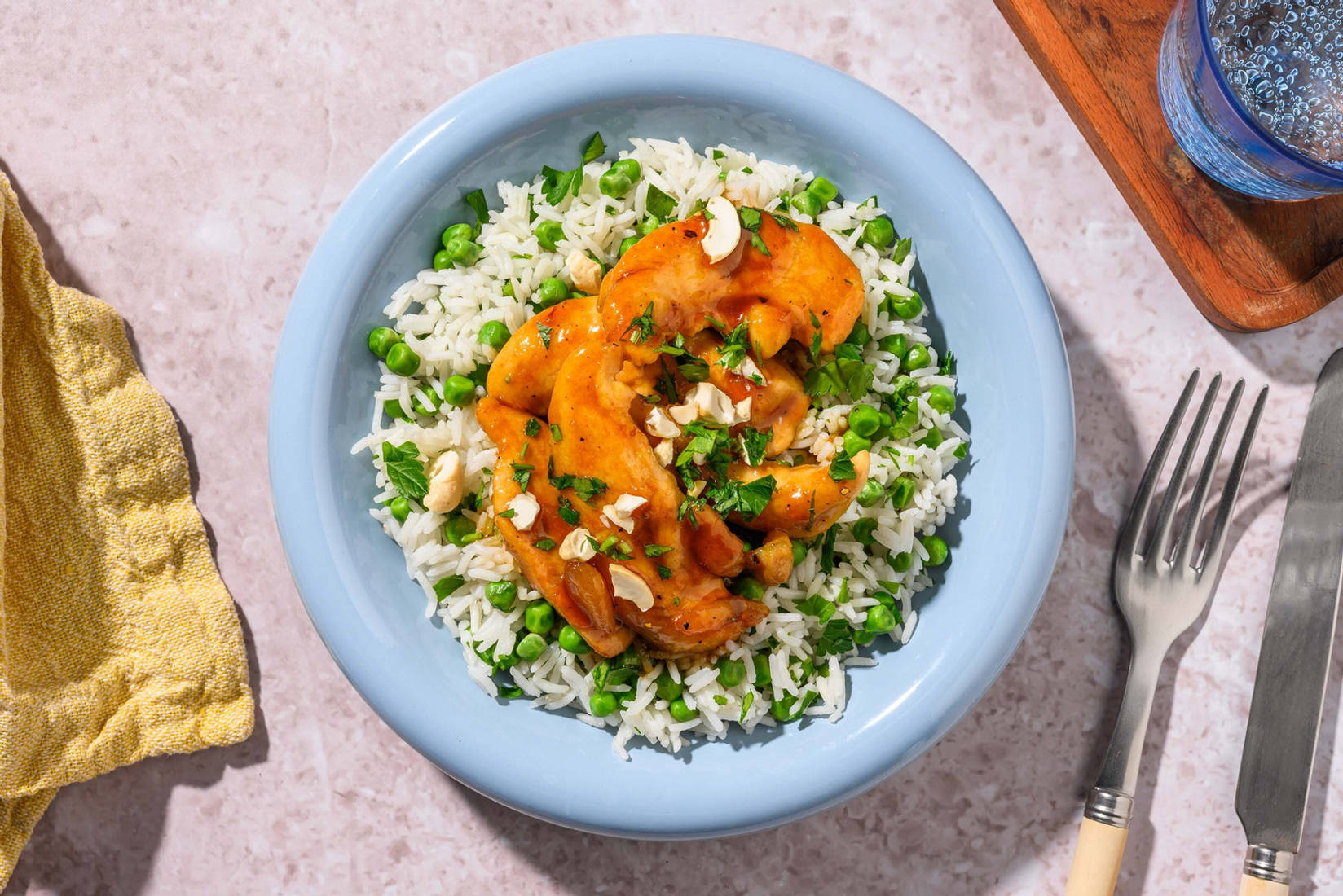 SuperQuick Spicy Mango Chutney Chicken Bowls