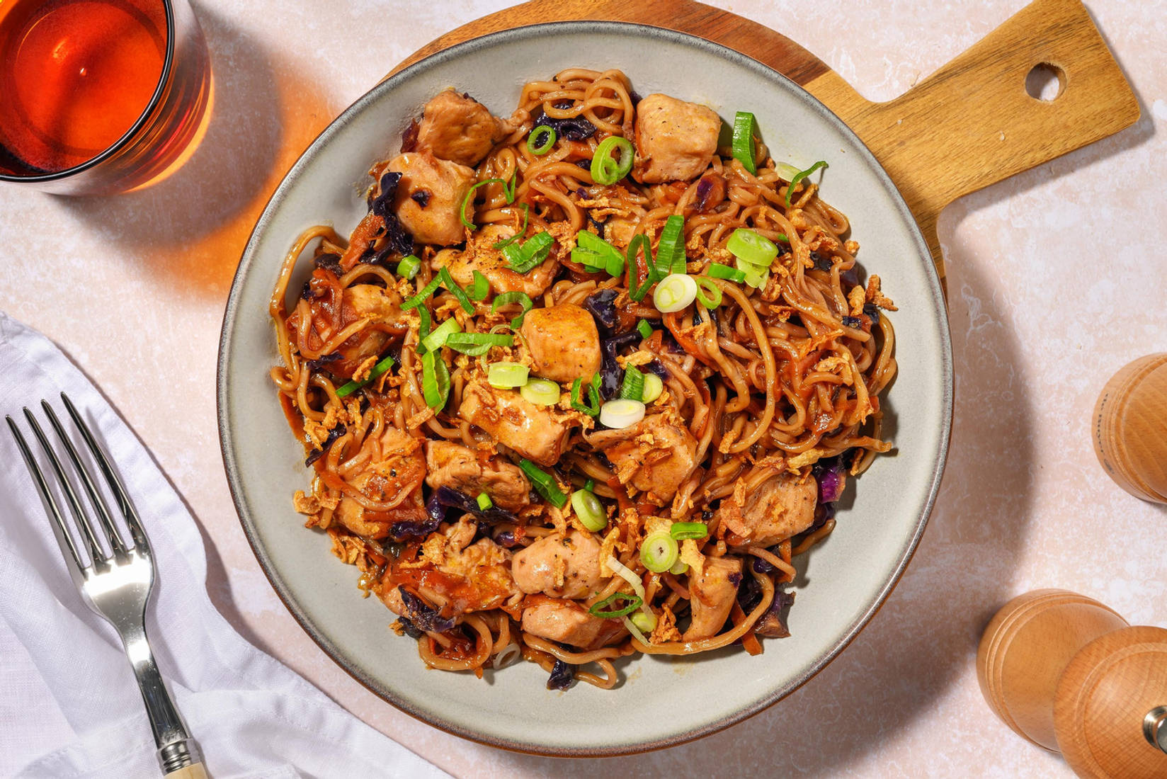 SuperQuick Tofu Chow Mein