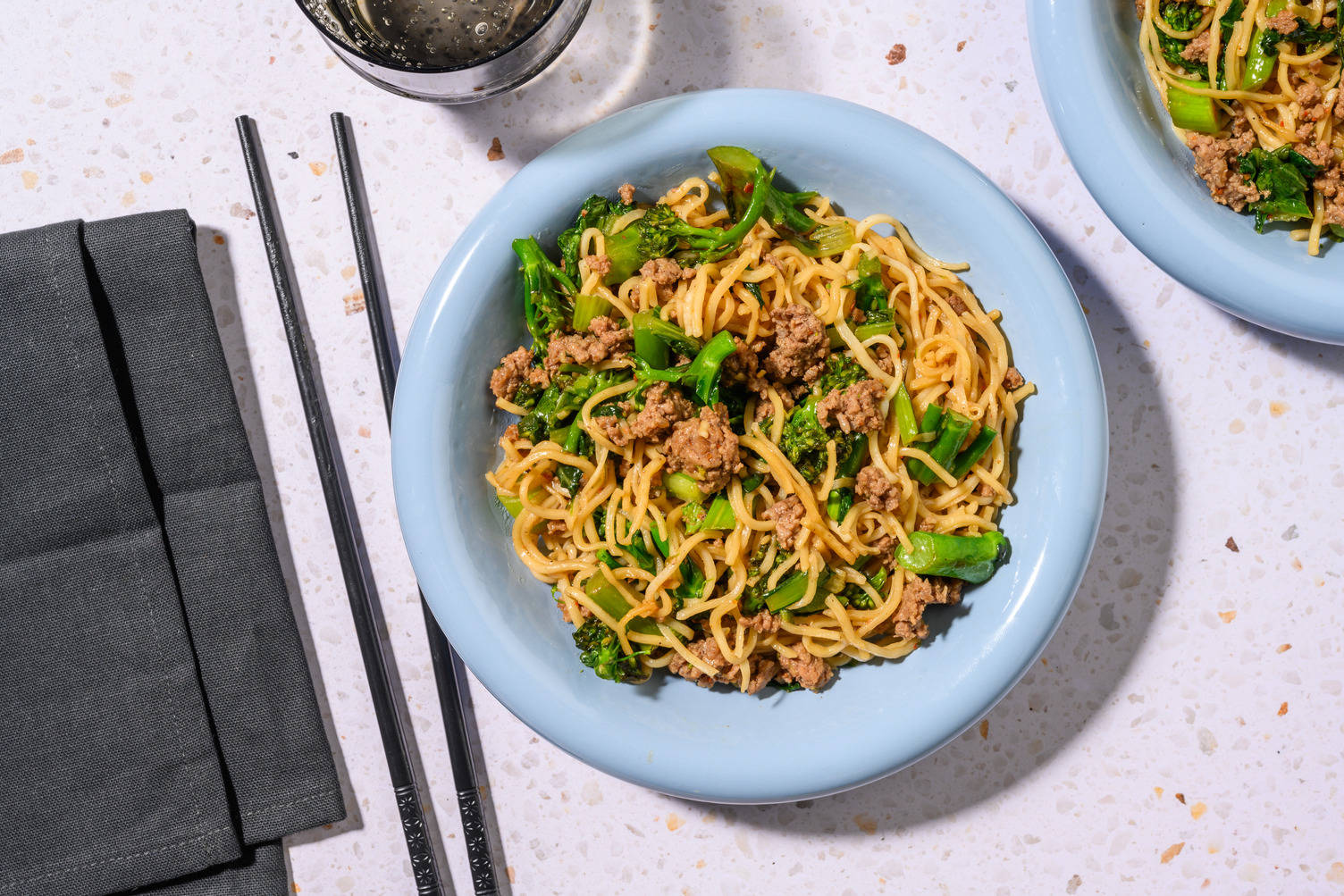 Sweet Soy Double Beef Noodle Stir-Fry