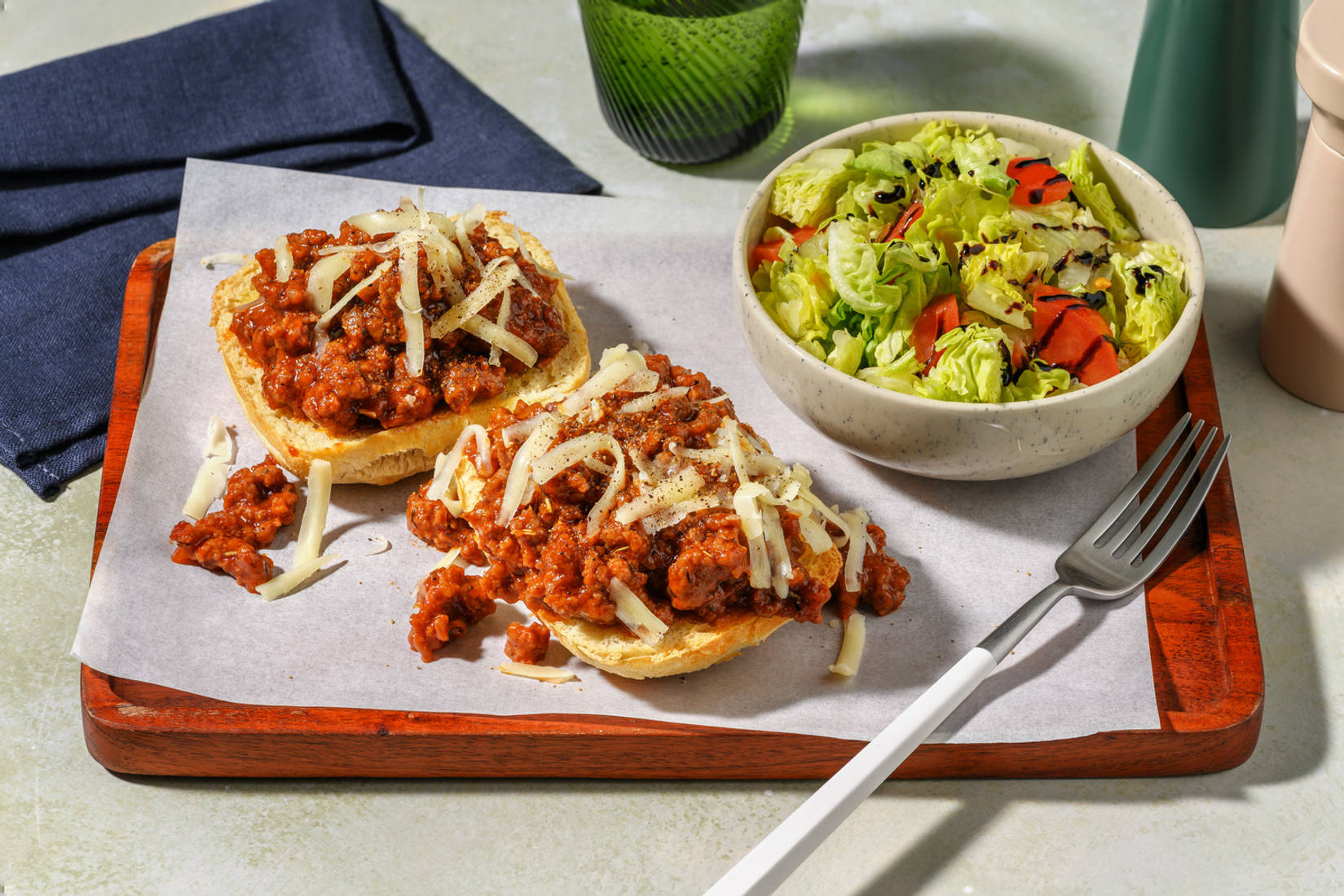 Spiced Sloppy Joe Ciabattas