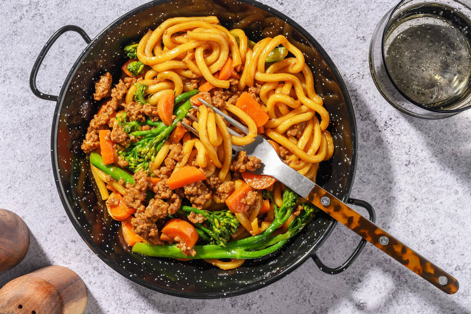 Hoisin Beef Udon Stir-Fry