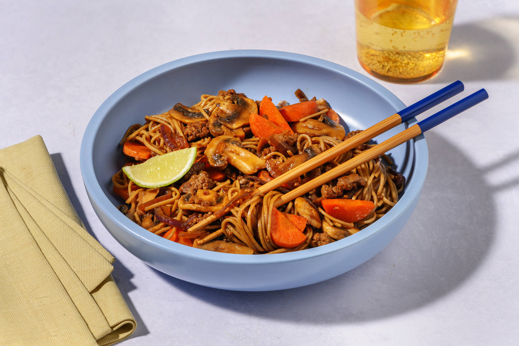 Fragrant Lamb Noodle Stir-Fry