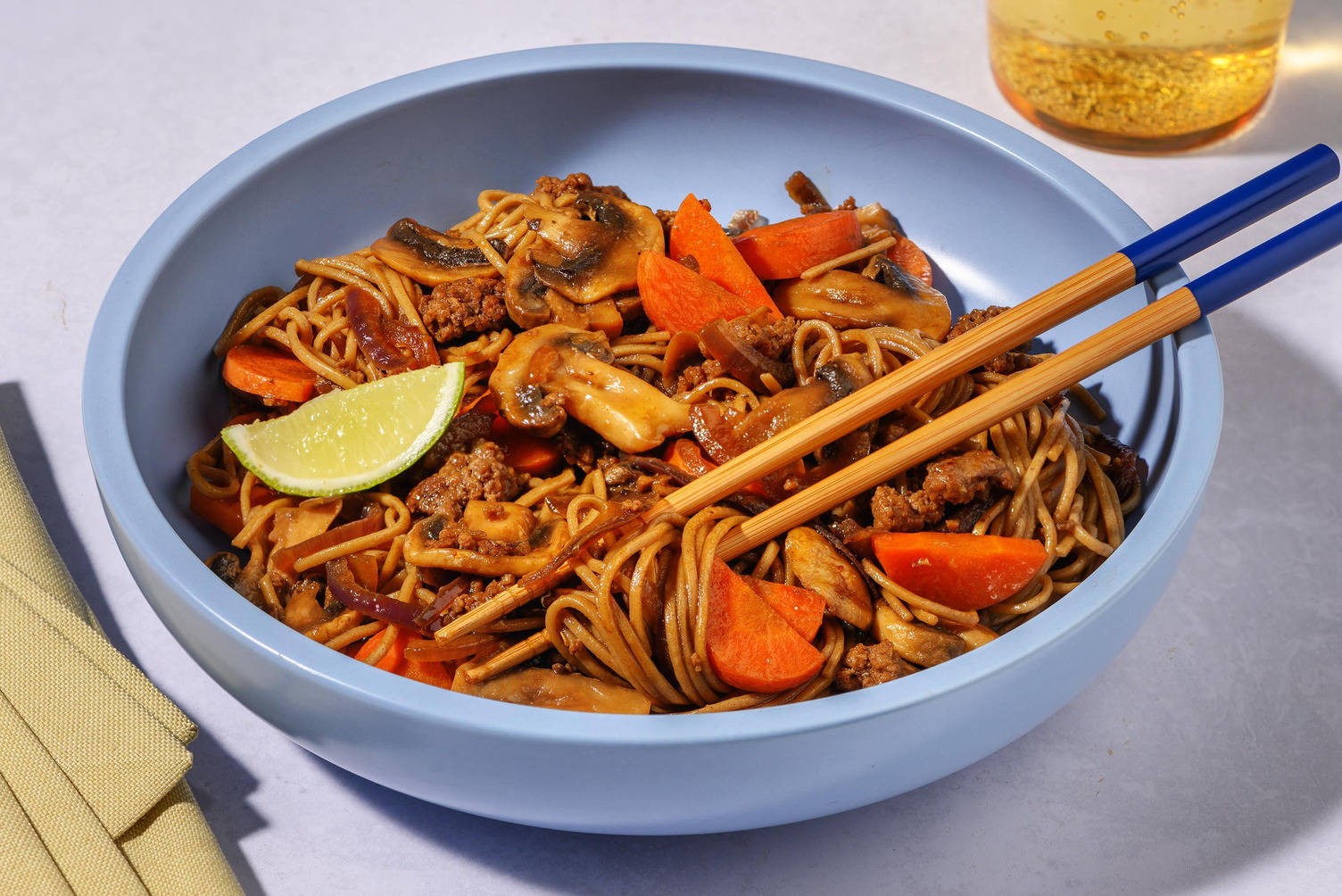 Fragrant Lamb Noodle Stir-Fry