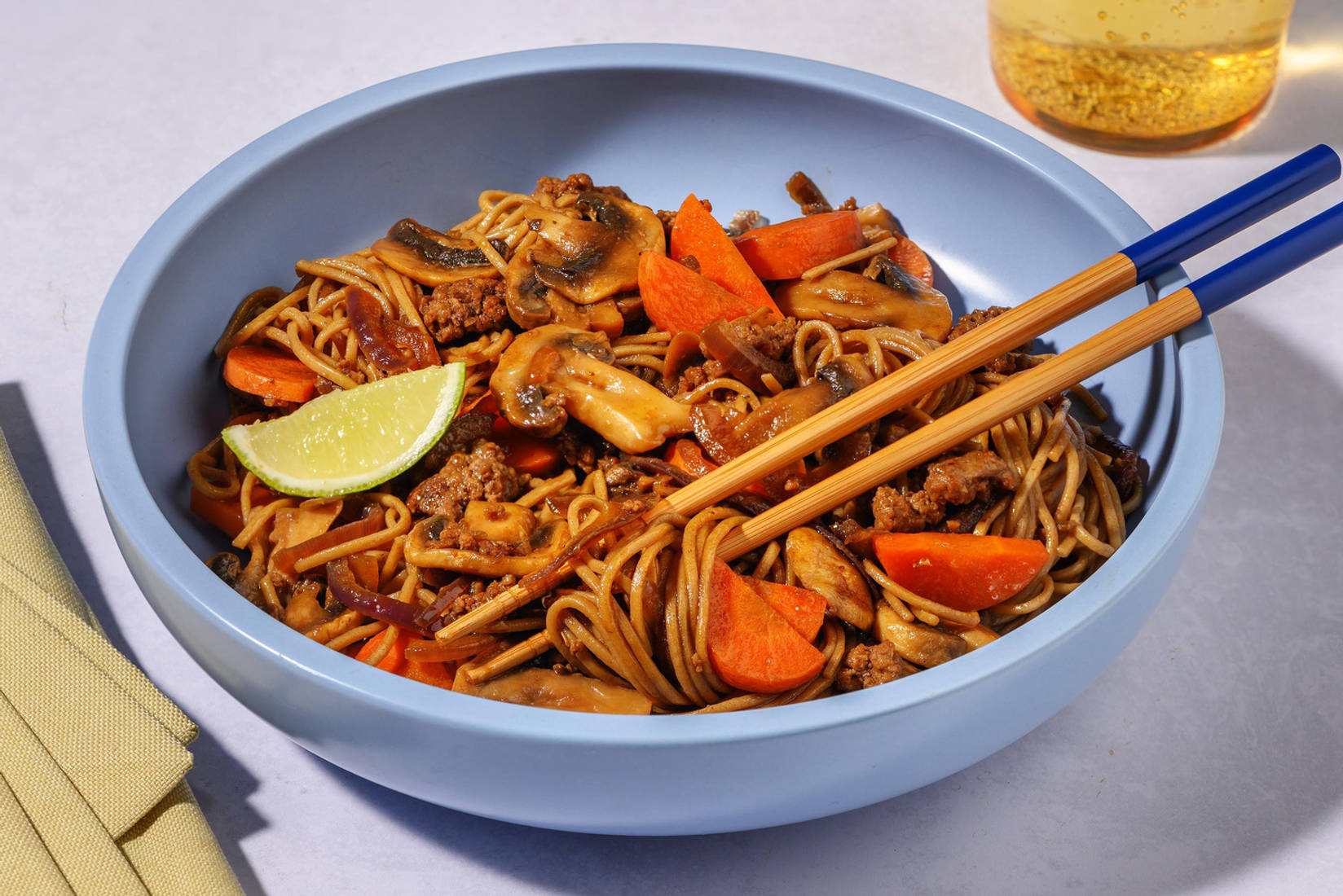 Fragrant Lamb Noodle Stir-Fry