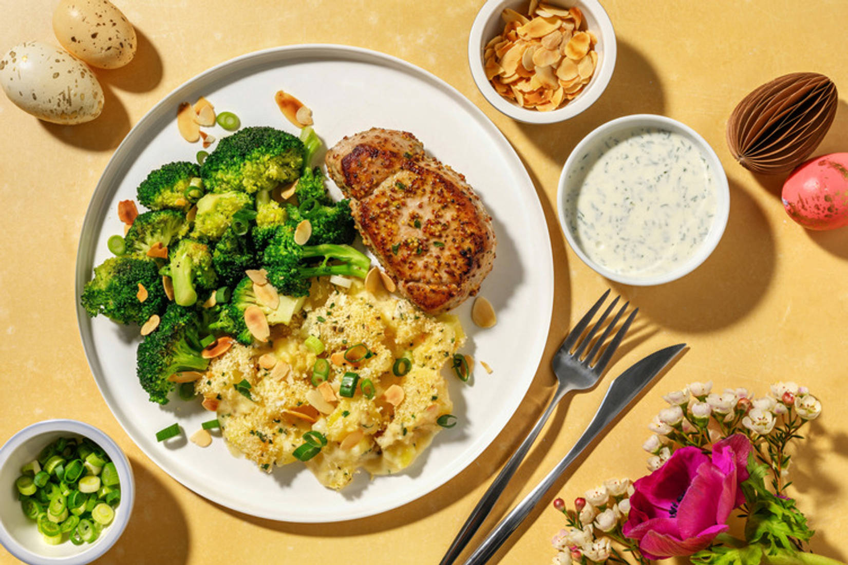 Bio-Schweinefilet mit Senf-Marinade 