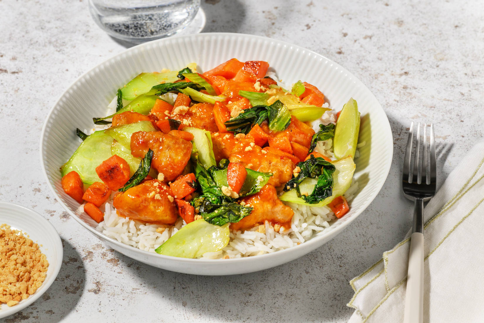 Bocconcini teneri di lonza alle spezie