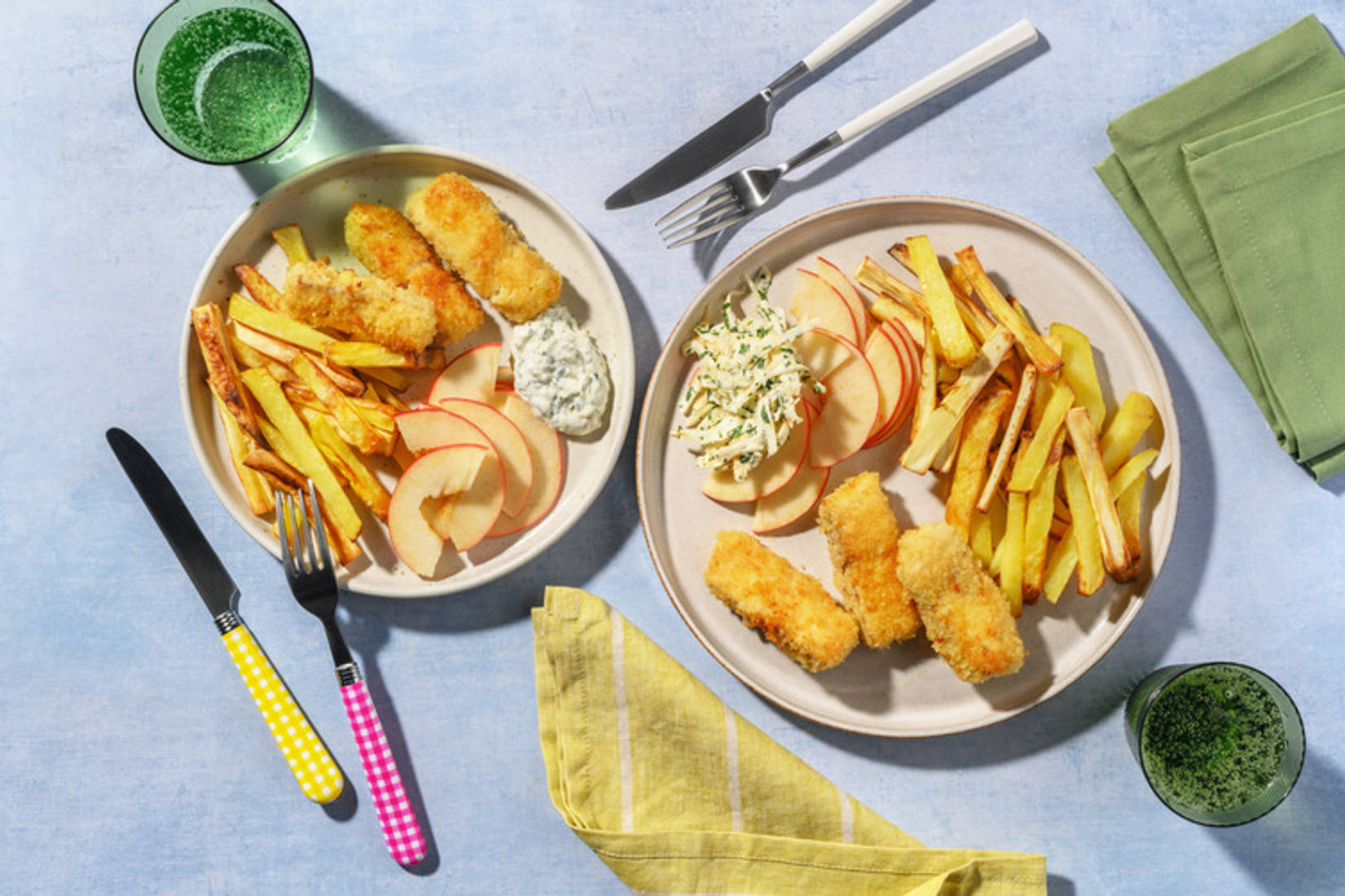 Pankopaneret hvid fisk