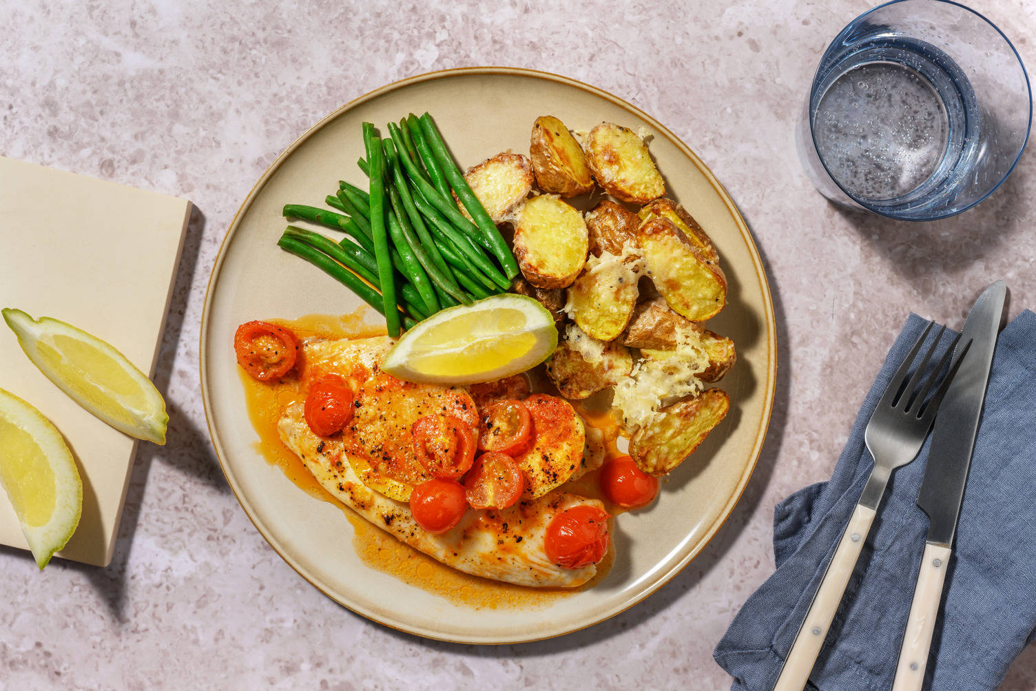 Basa en Papillote and Sun-Dried Tomato Butter