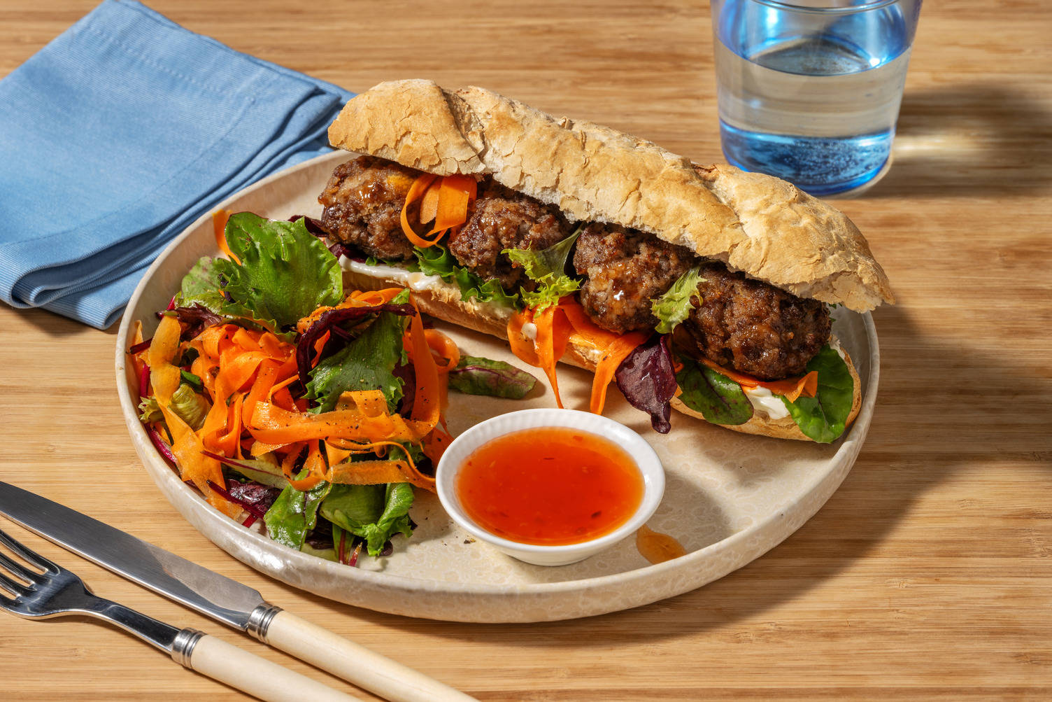 Fragrant Sach Ko Ang Inspired Beef Kofta Ciabatta