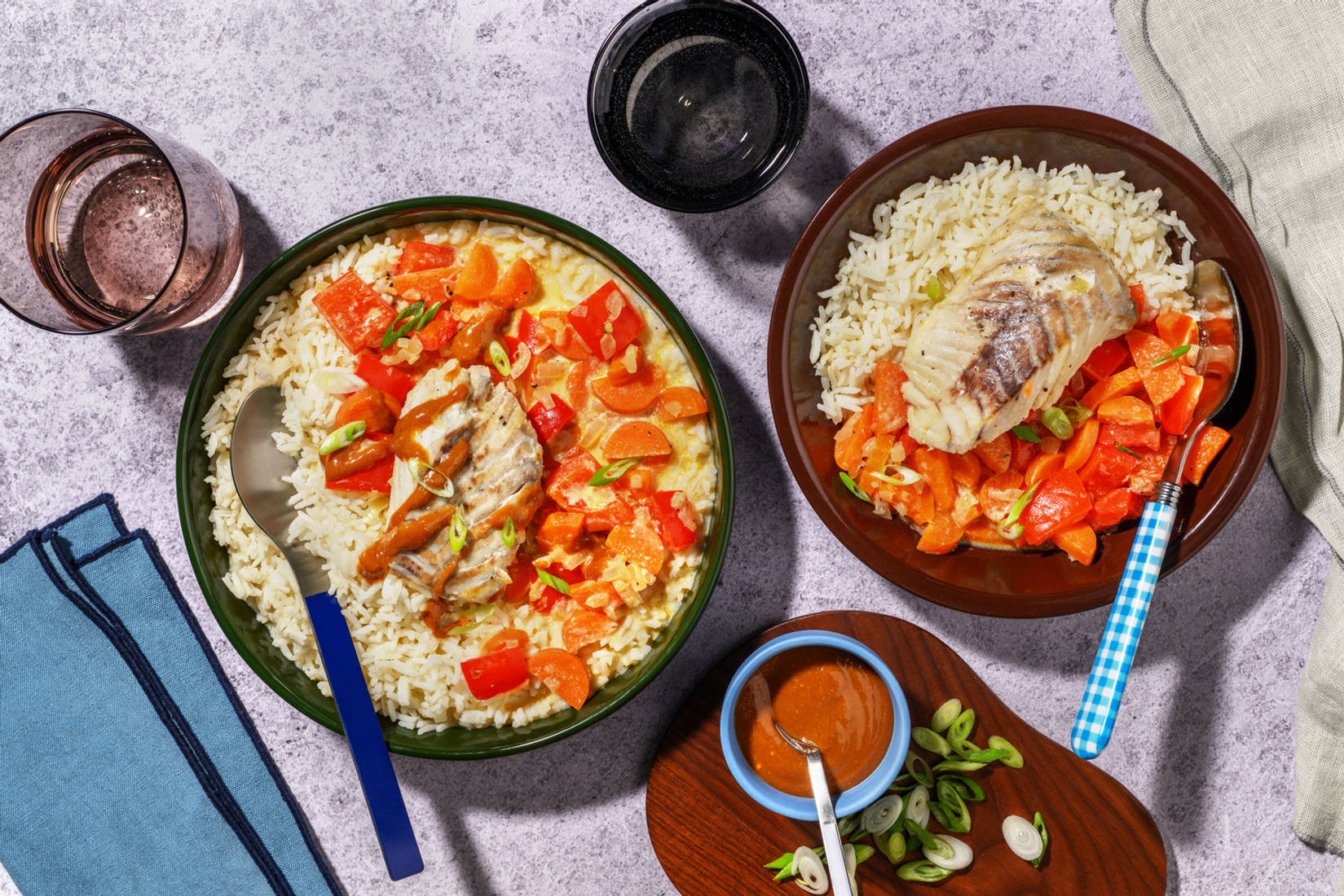 Miso- og honninghyse i kokossaus