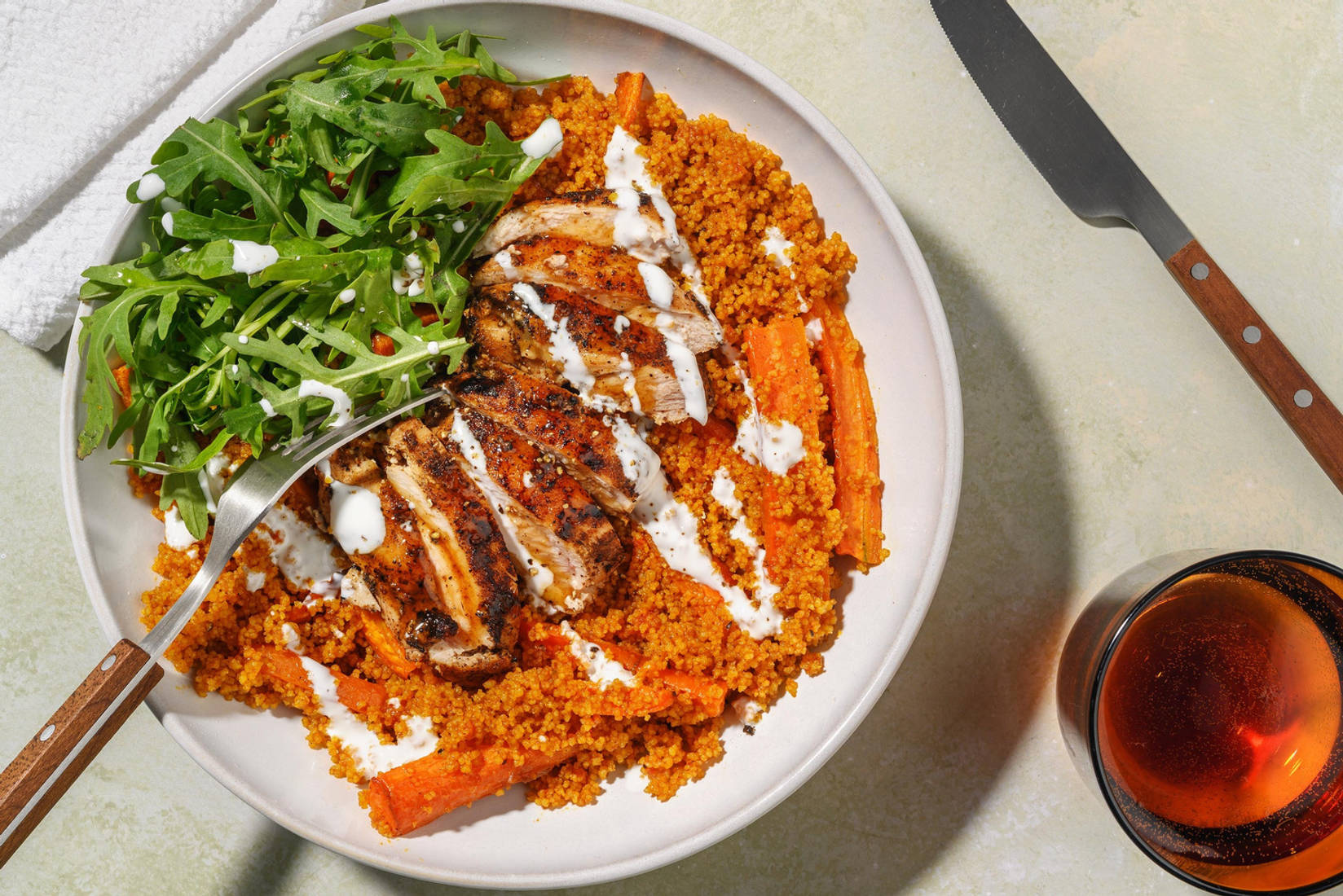 Herby Chicken Breast and Chermoula Couscous