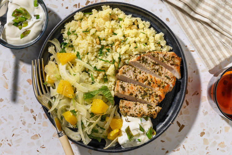 Middelhavskrydrede svinekoteletter