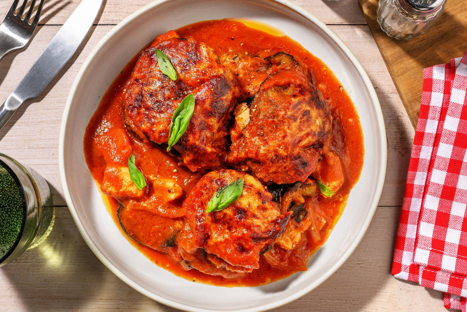 Parmigiana di Lipari al pesce