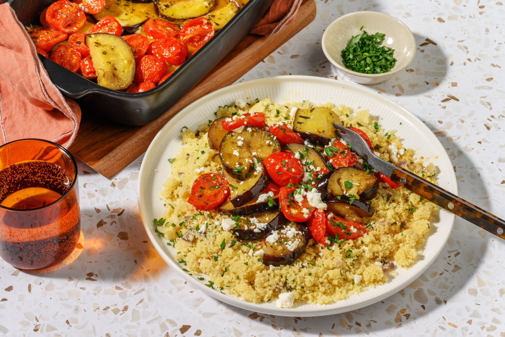 Serdakh: Georgian Style Braised Aubergines