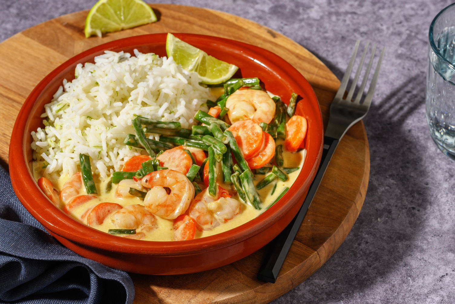 Prawn Green Thai Style Curry