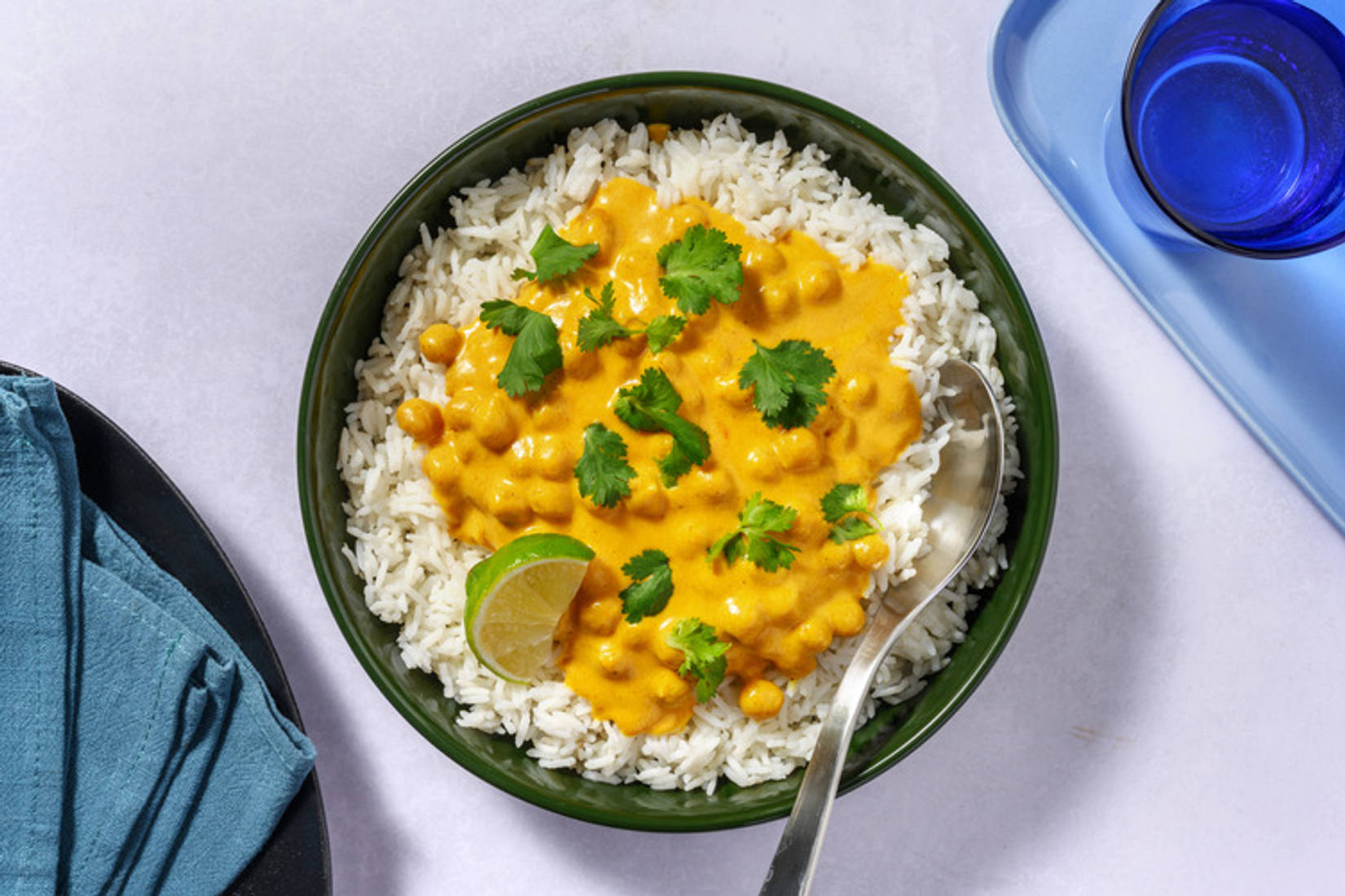 Chana Masala - curry veg di ceci al cumino