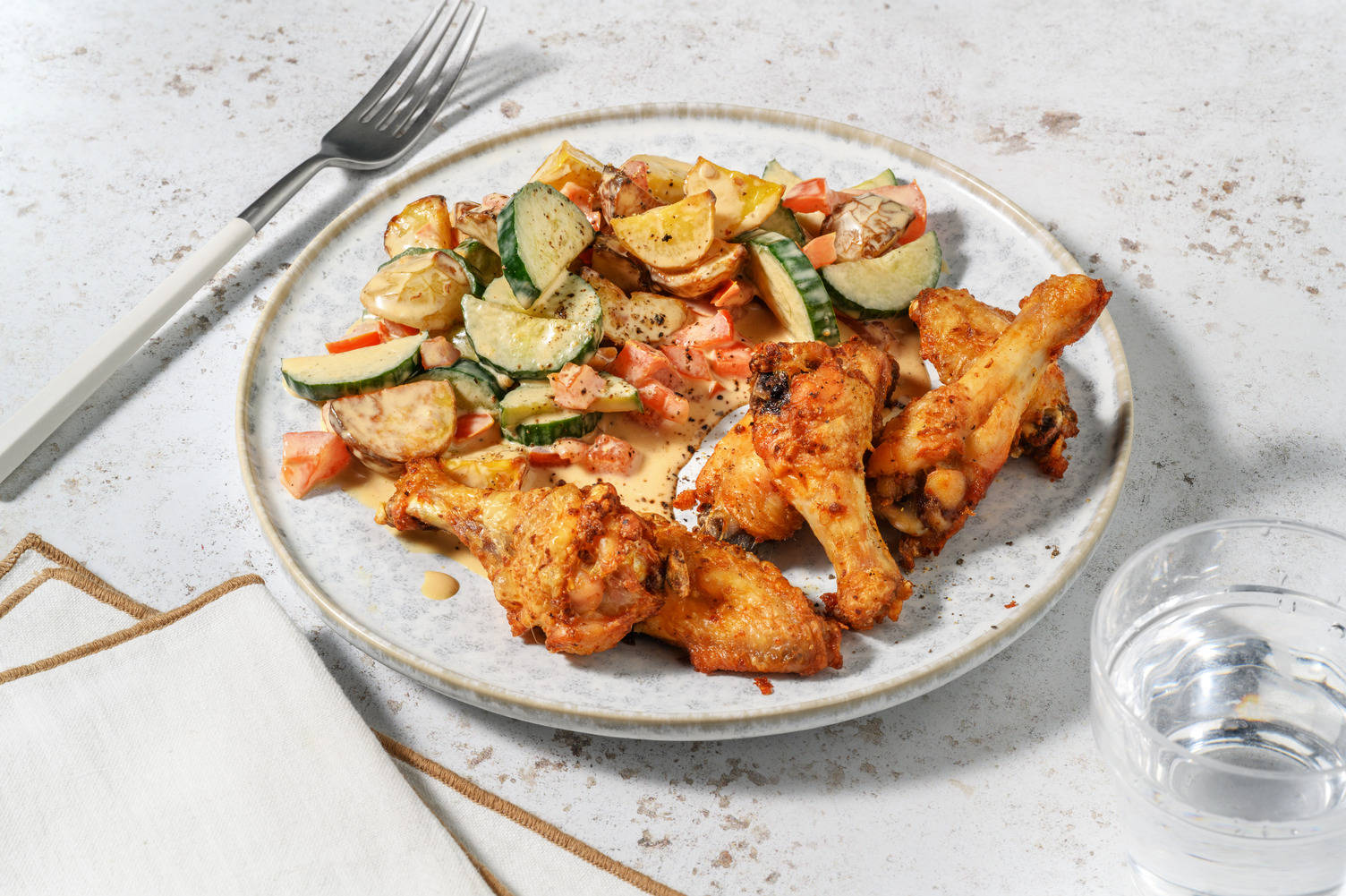 ¡Todo al horno! Alitas de pollo con harissa y limón