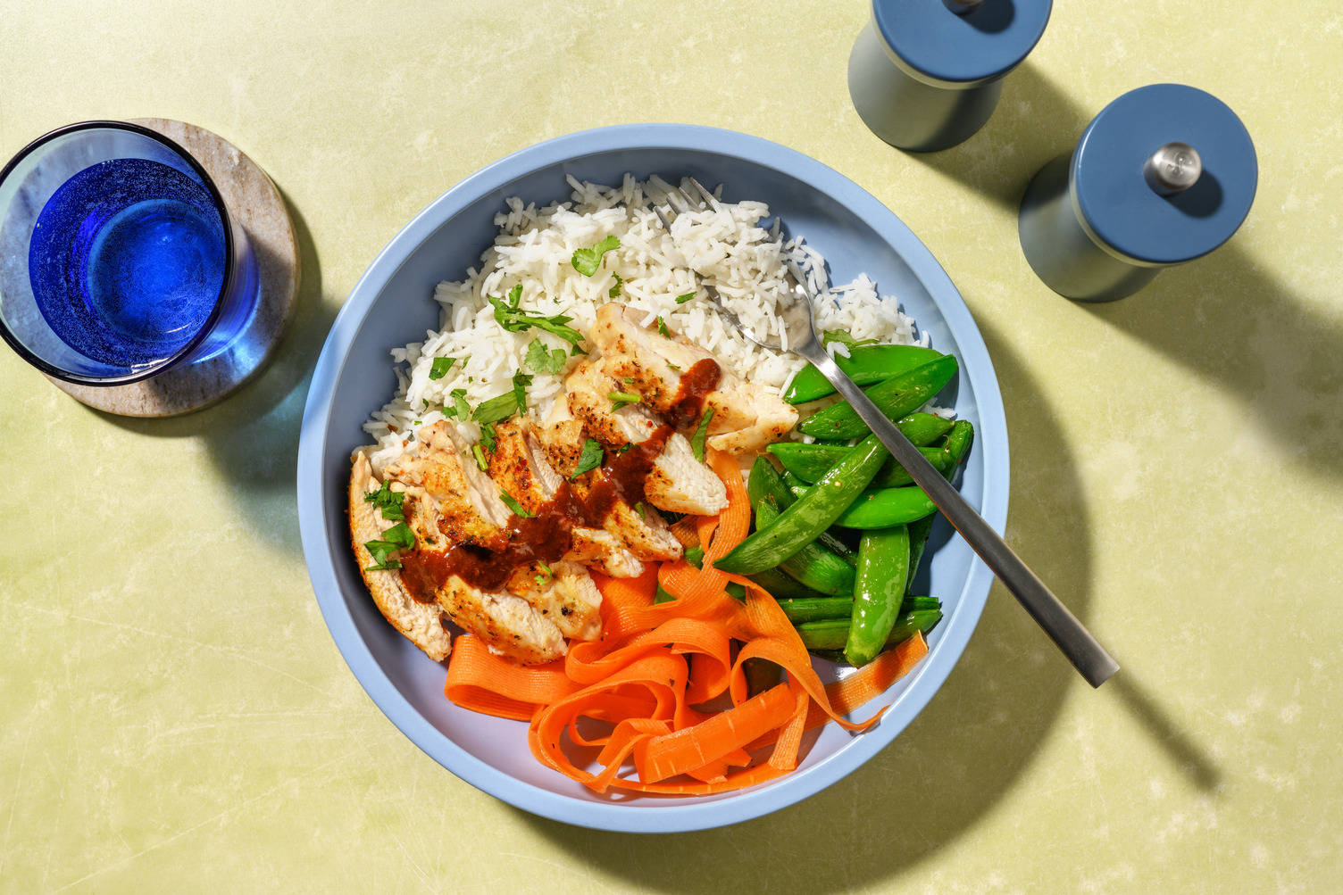 Thai Style Spiced Chicken Breast and Satay Sauce