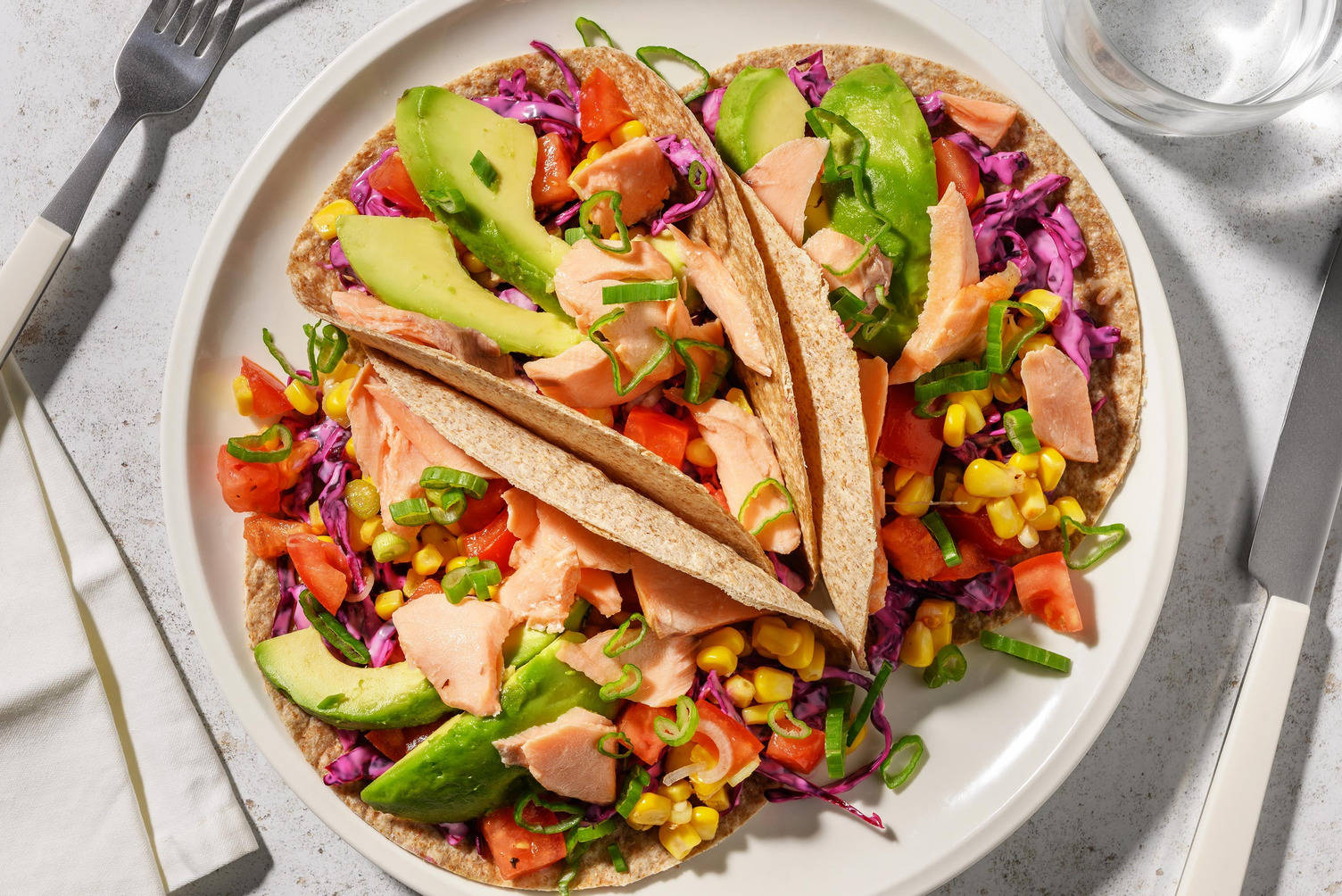 Wraps au saumon fumé