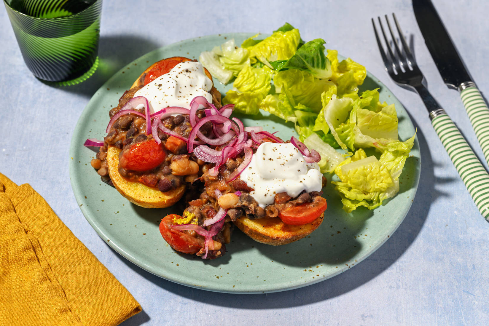 Peruvian Inspired Chicken, Chorizo and Beans Jacky-P