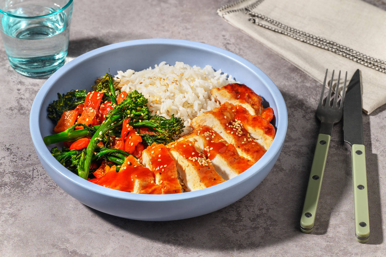 Sticky Bang Bang Style Chicken