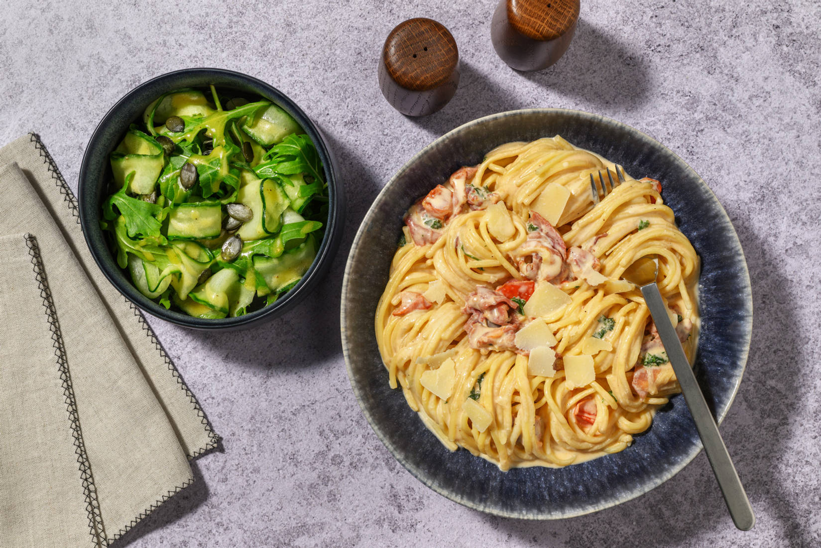 Krämig prosciuttopasta