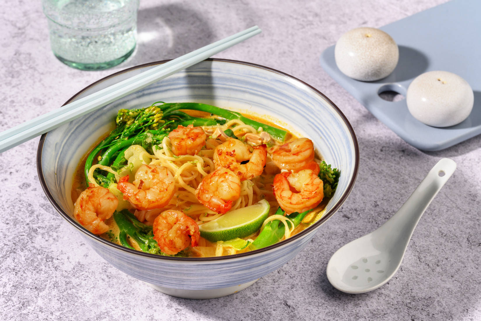 Thai Yellow Style Prawn Noodle Soup