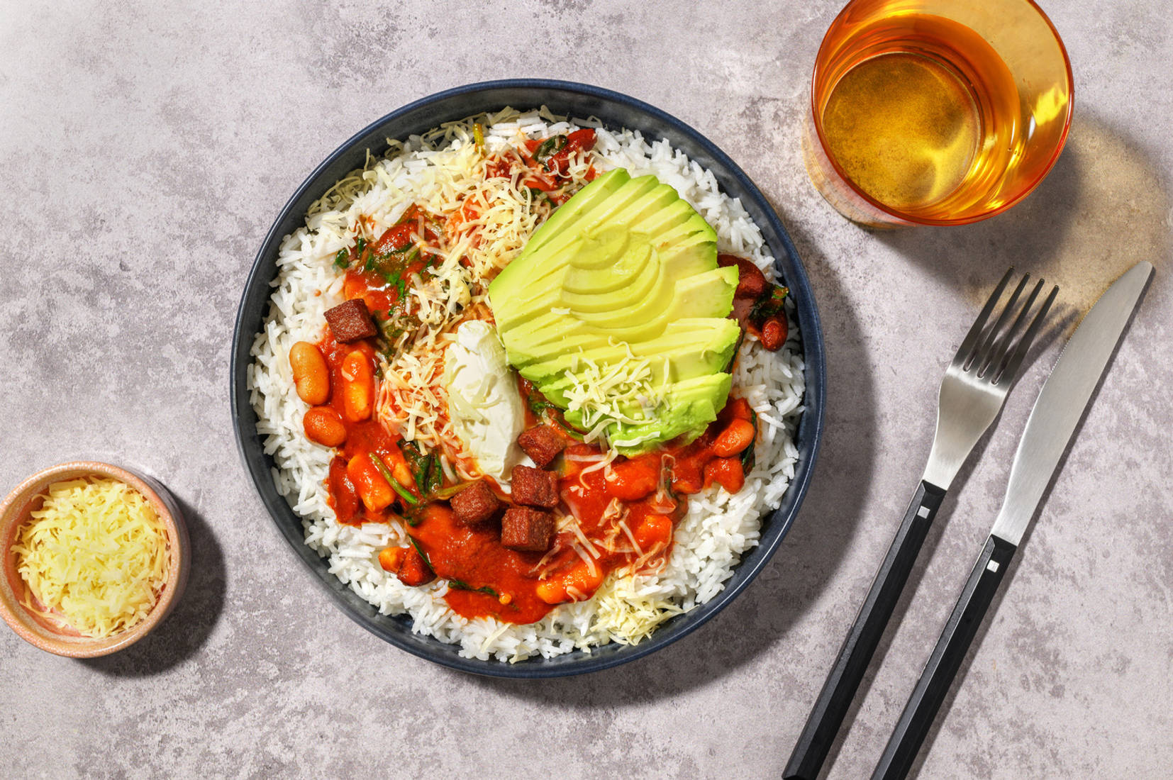 Caribbean Style Chorizo and Beans