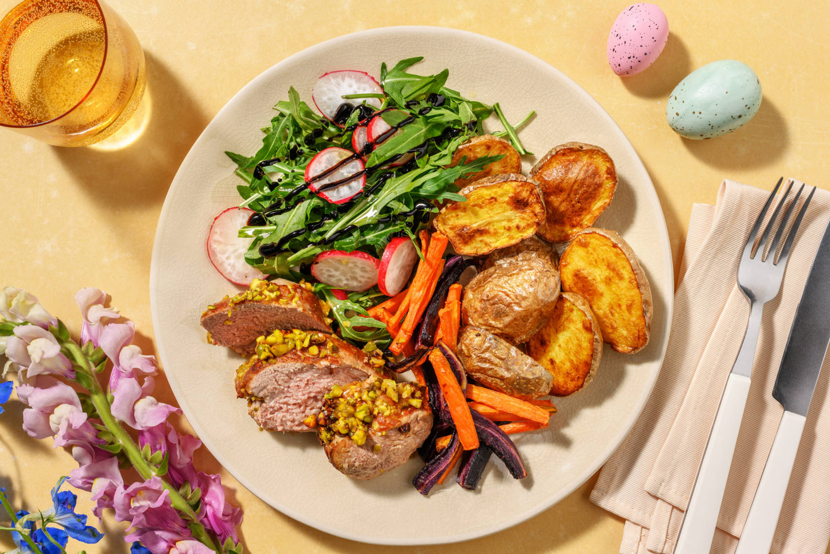 Lonza della domenica ai pistacchi e miele