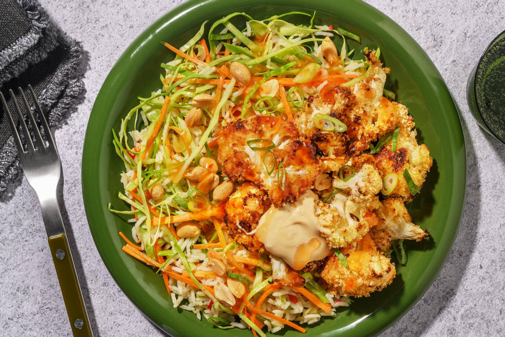 Chou-fleur croustillant au panko