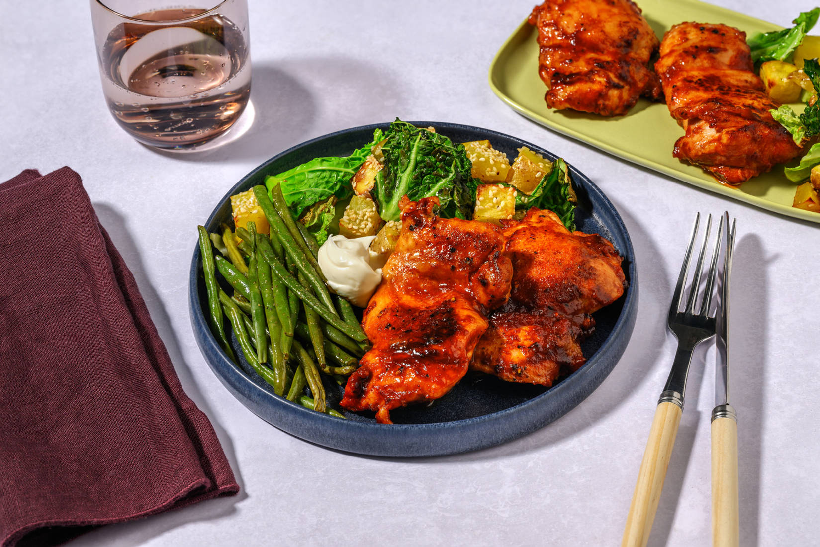 Honeyed Chicken Breast and Veggie 'Nduja Traybake