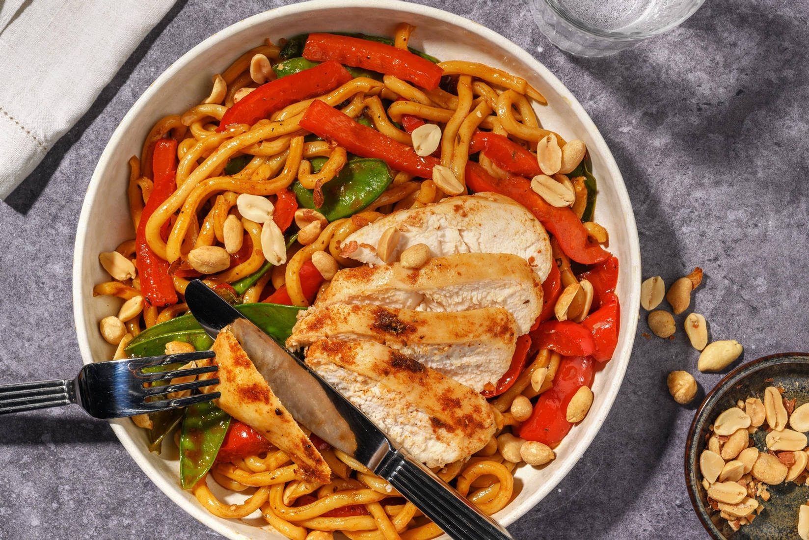 Teriyaki Chicken Udon Traybake