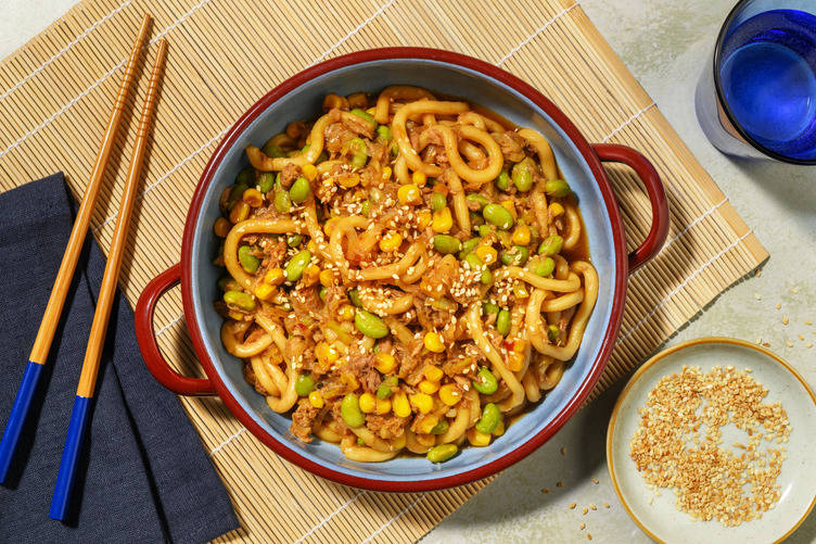 Sweet Sesame Tuna Noodles