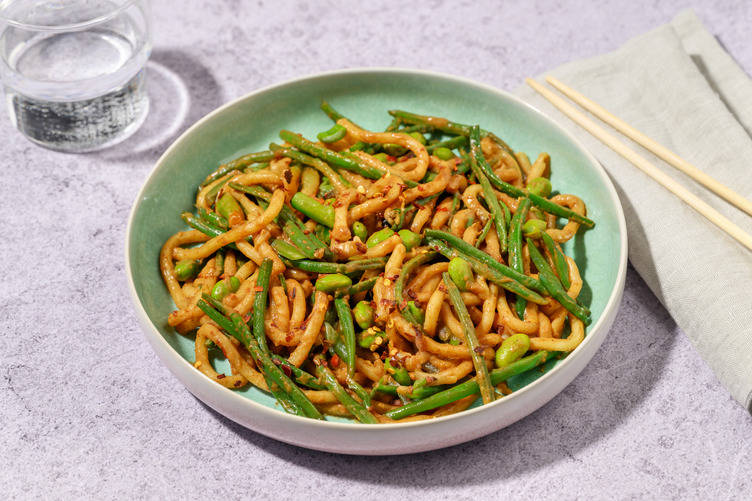 Udon Noodles in a Satay Sauce