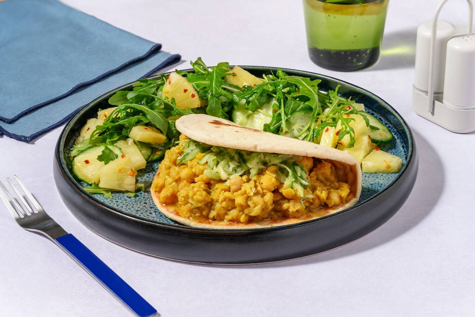 Trinidadian Style Chickpea Doubles